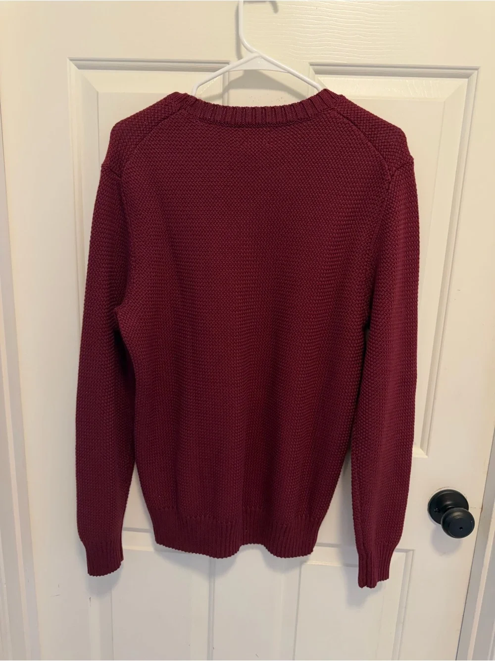 J. Crew Basket Stitch Cotton Crewneck Knit Sweater CQ168 Size Small